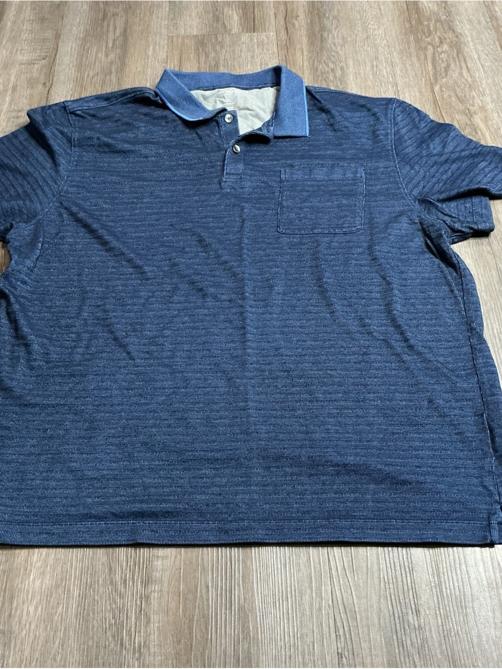 Van‎ Heusen Flex Classic Fit Blue Polo Size XXL